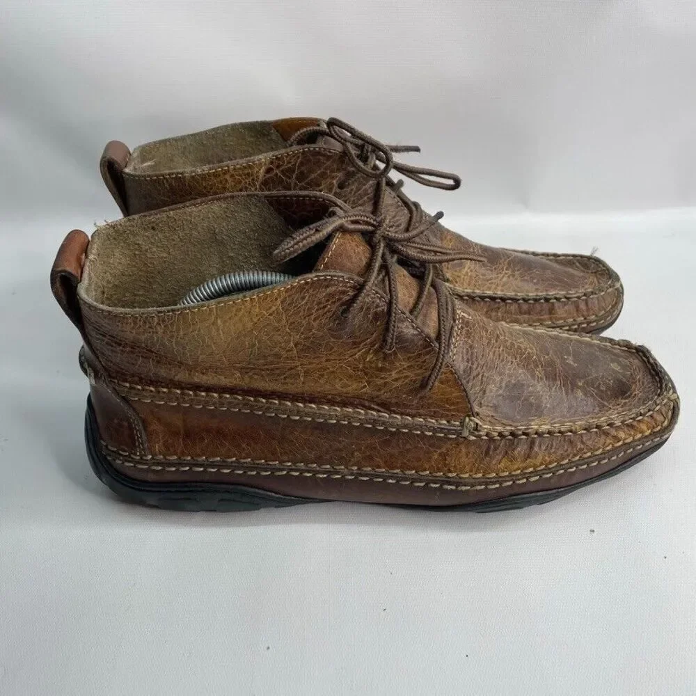 LL‎ Bean Chukka Boot Signature Moc Ankle Lace Up Sz 10 (READ)